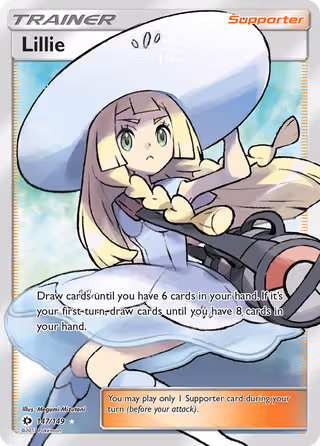 Lillie 147/149 Pokemon card