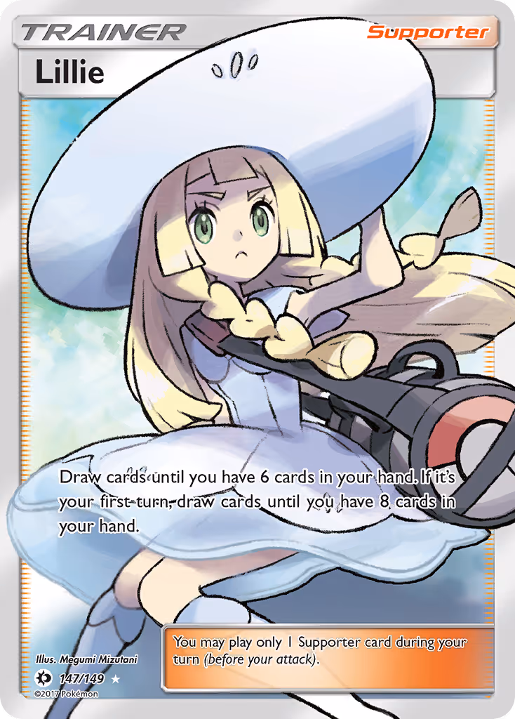 Lillie 147/149 Pokemon card