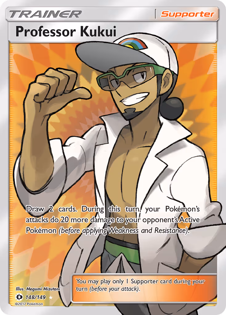 Professor Kukui 148/149 Pokemon card