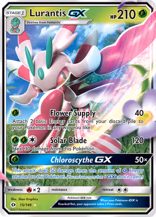 Lurantis GX 15/149 Pokemon card