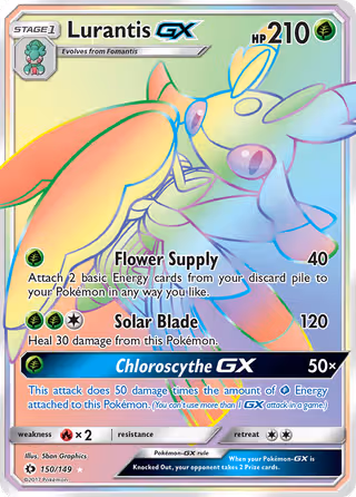 Lurantis GX 150/149 Pokemon card