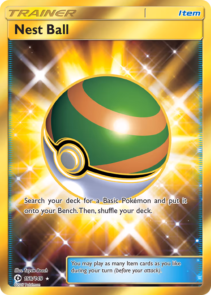 Nest Ball 158/149 Pokemon card
