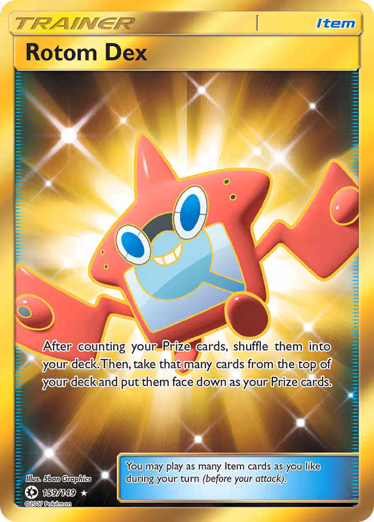 Rotom Dex 159/149 Pokemon card
