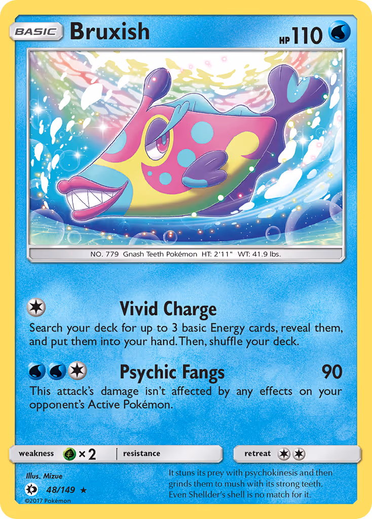Bruxish 48/149 Pokemon card