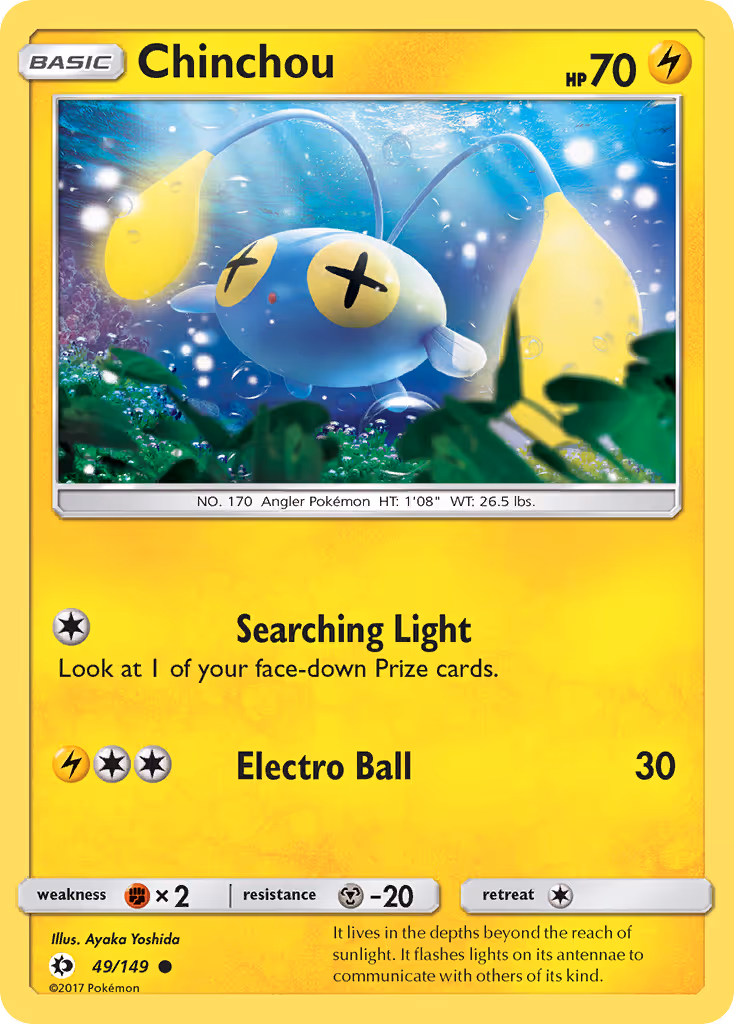 Chinchou 49/149 Pokemon card