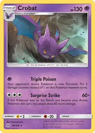 Crobat 56/149 Pokemon card