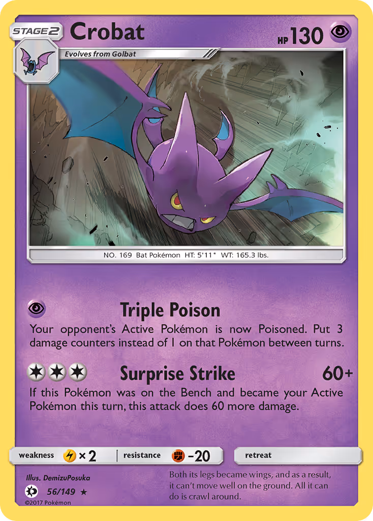 Crobat 56/149 Pokemon card