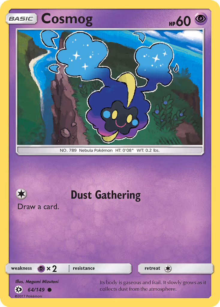 Cosmog 64/149 Pokemon card