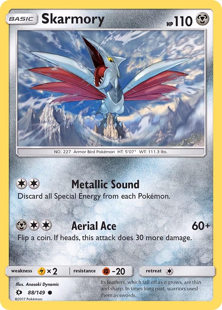 Skarmory 88/149 Pokemon card