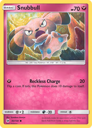 Snubbull 90/149 Pokemon card