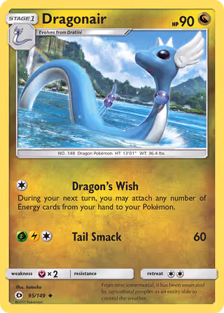 Dragonair 95/149 Pokemon card
