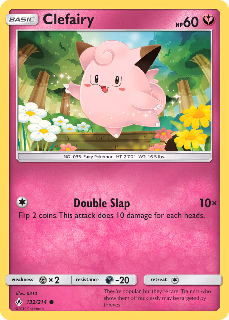 Clefairy 132/214 Pokemon card