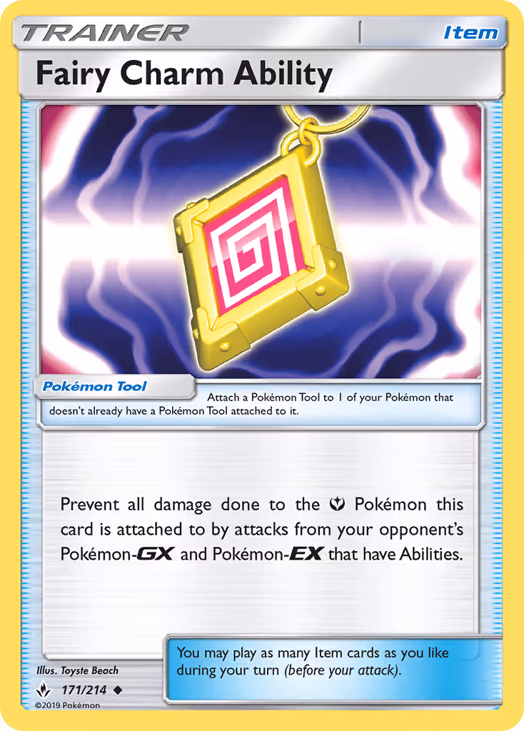 Fairy Charm Ability 171/214 Pokemon card