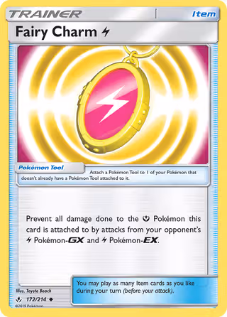 Fairy Charm Lightning 172/214 Pokemon card