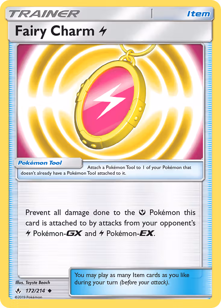 Fairy Charm Lightning 172/214 Pokemon card
