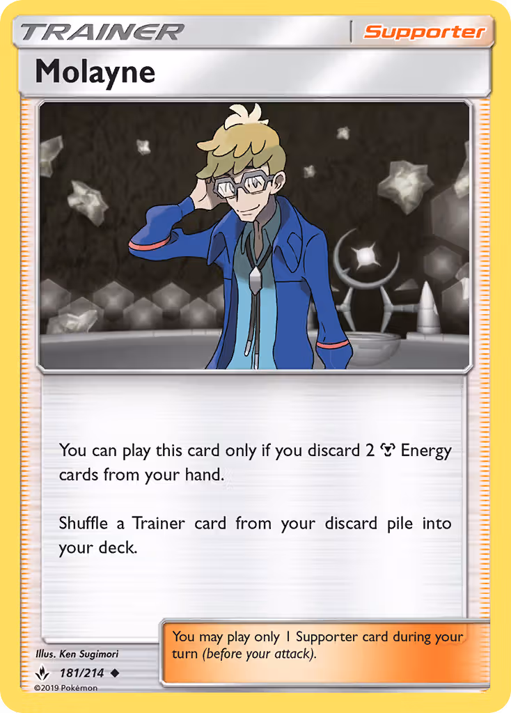 Molayne 181/214 Pokemon card