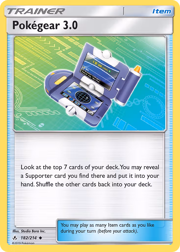 Pokégear 3.0 182/214 Pokemon card