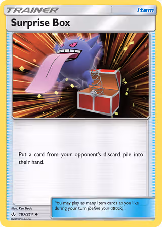Surprise Box 187/214 Pokemon card