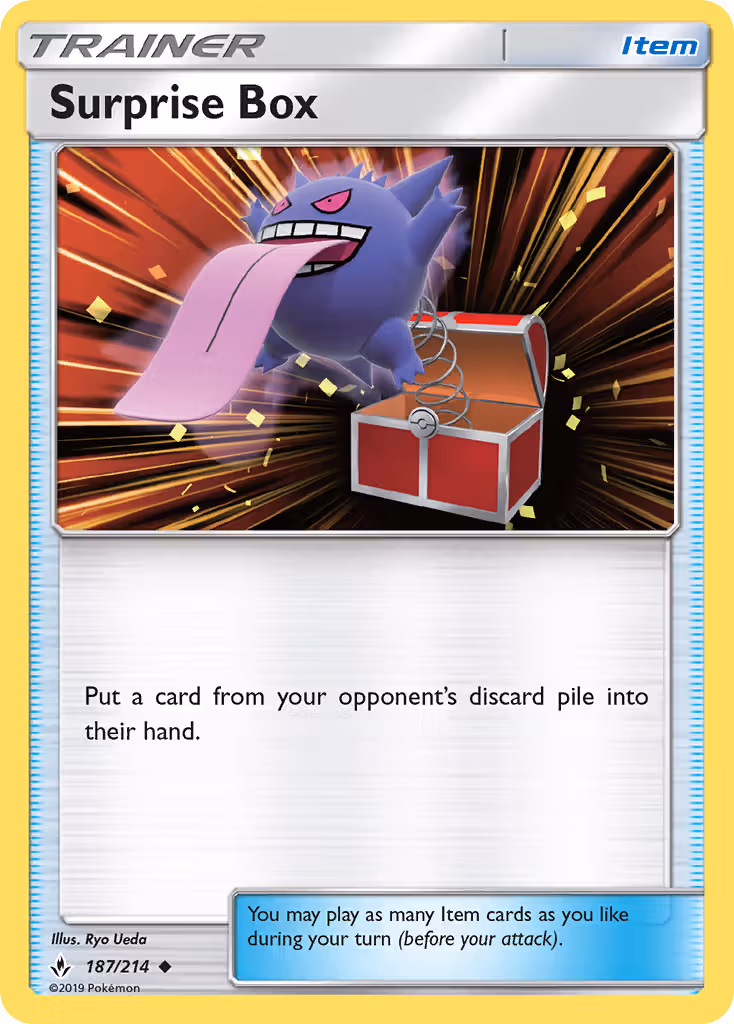 Surprise Box 187/214 Pokemon card