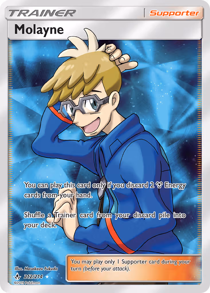 Molayne 212/214 Pokemon card