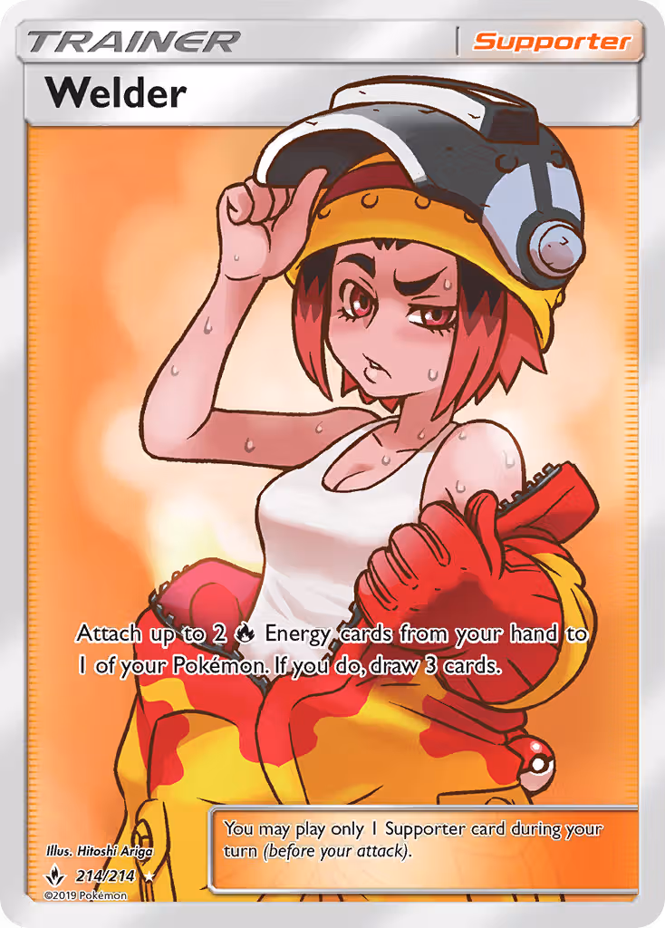 Welder 214/214 Pokemon card