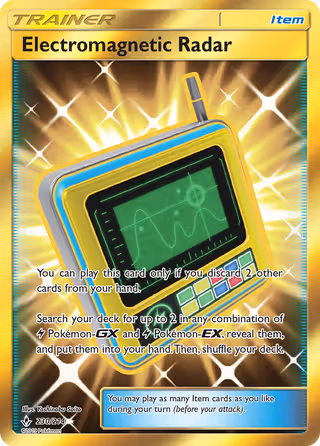 Electromagnetic Radar 230/214 Pokemon card