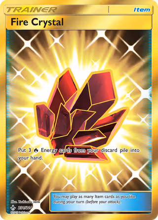 Fire Crystal 231/214 Pokemon card
