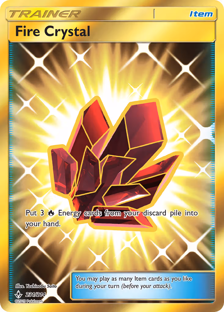 Fire Crystal 231/214 Pokemon card