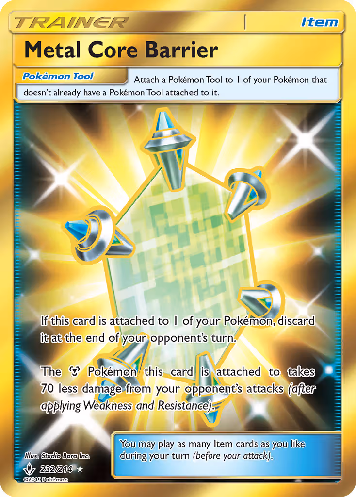 Metal Core Barrier 232/214 Pokemon card