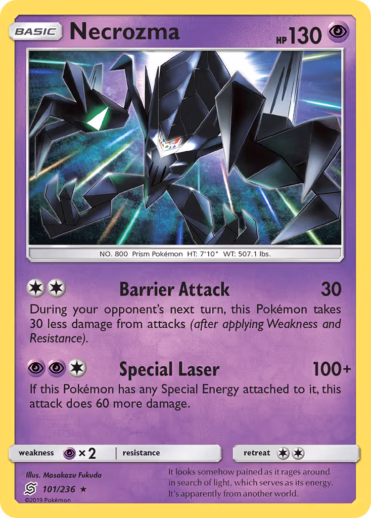Necrozma 101/236 Pokemon card