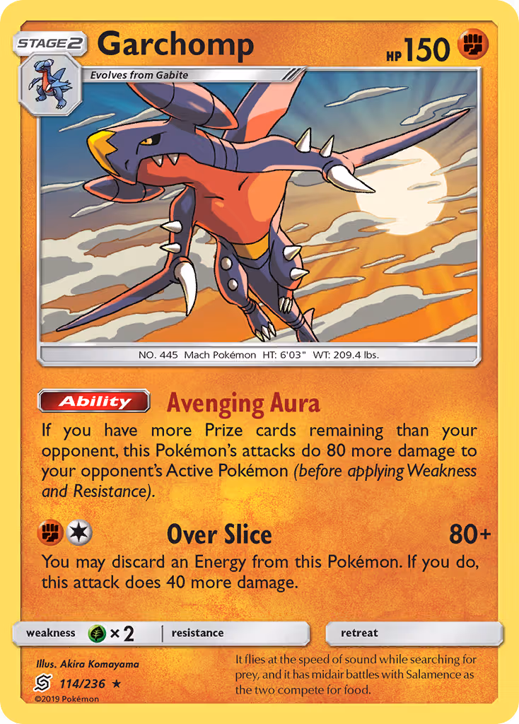 Garchomp 114/236 Pokemon card