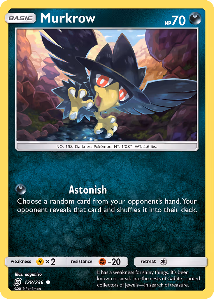 Murkrow 128/236 Pokemon card