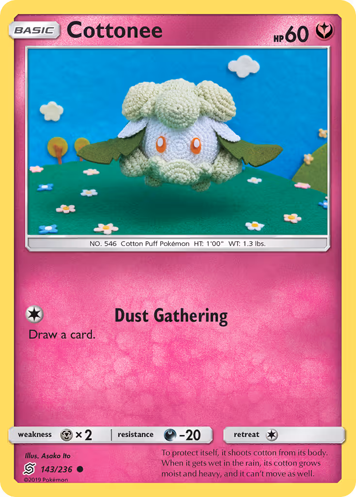 Cottonee 143/236 Pokemon card