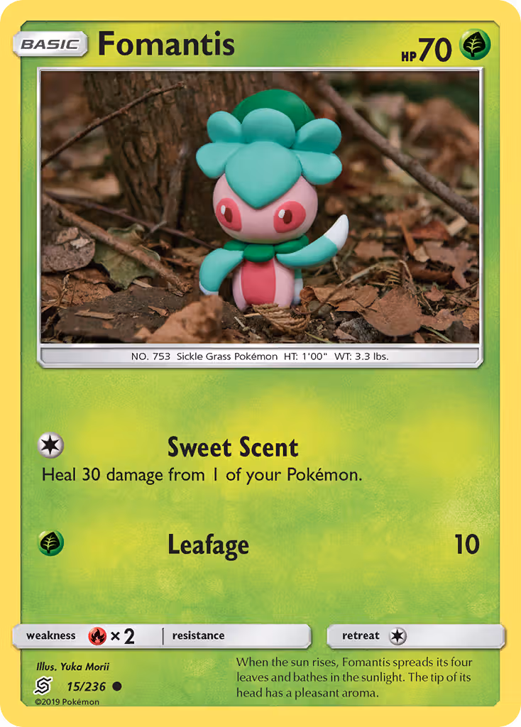 Fomantis 15/236 Pokemon card
