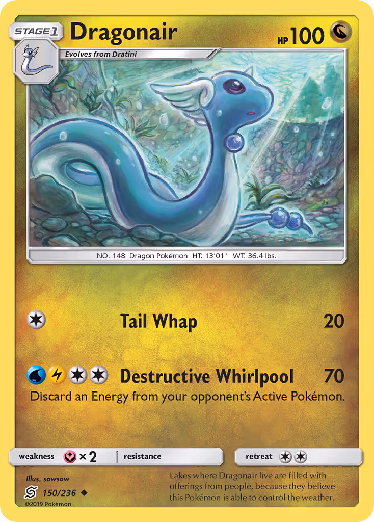Dragonair 150/236 Pokemon card