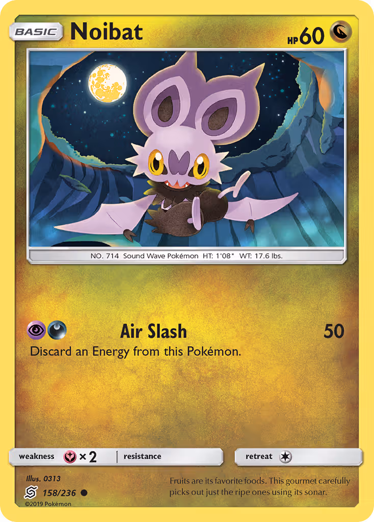 Noibat 158/236 Pokemon card