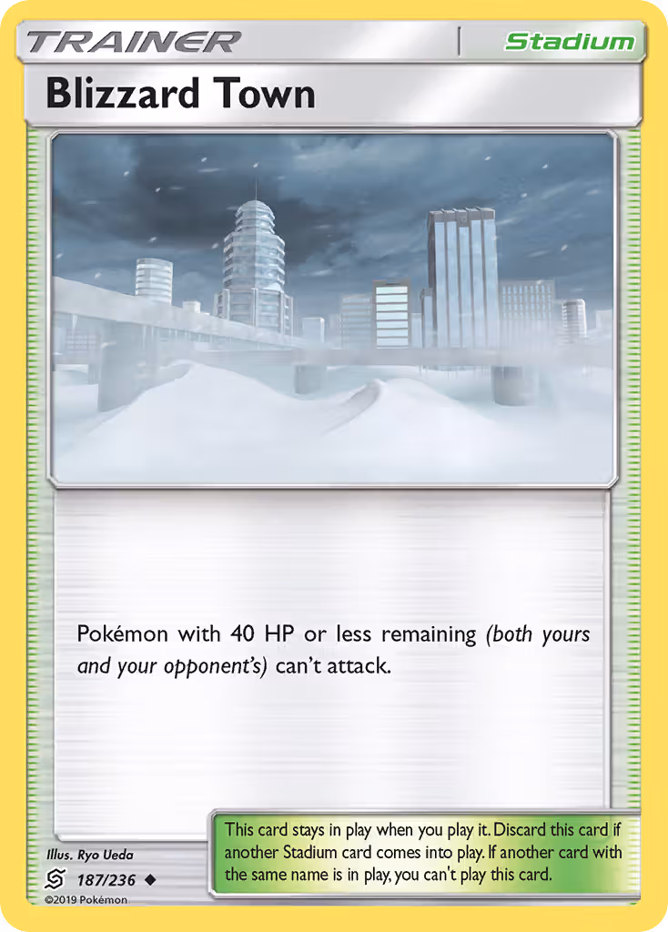 Blizzard Town 187/236 Pokemon card