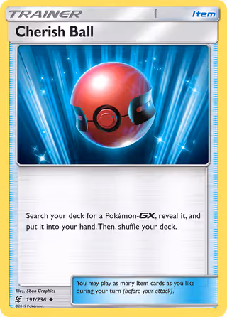 Cherish Ball 191/236 Pokemon card