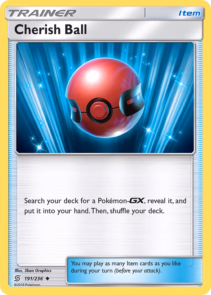 Cherish Ball 191/236 Pokemon card
