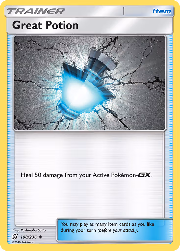 Great Potion 198/236 Pokemon card