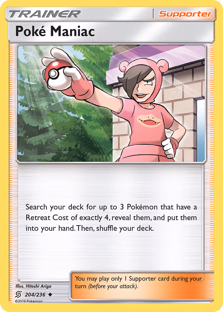 Poké Maniac 204/236 Pokemon card