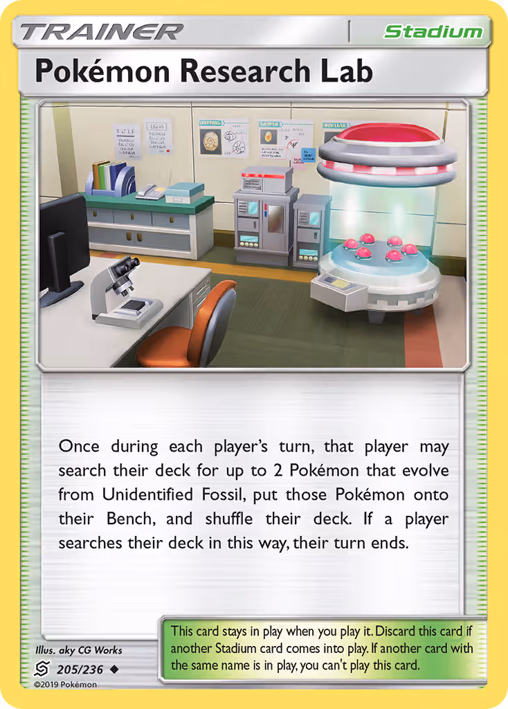 Pokémon Research Lab 205/236 Pokemon card