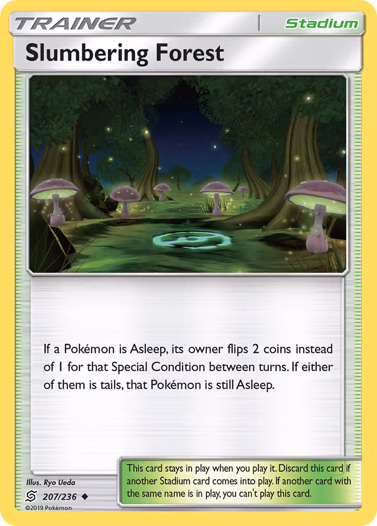 Slumbering Forest 207/236 Pokemon card
