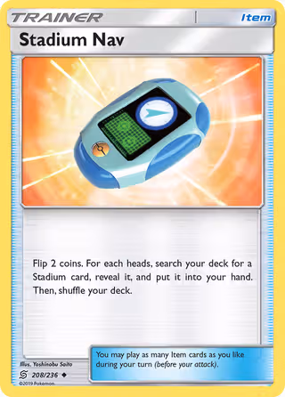 Stadium Nav 208/236 Pokemon card