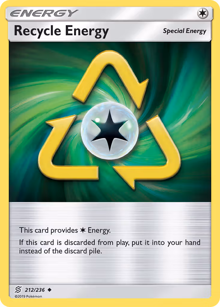 Recycle Energy 212/236 Pokemon card