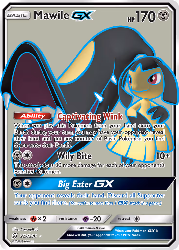 Mawile GX 227/236 Pokemon card