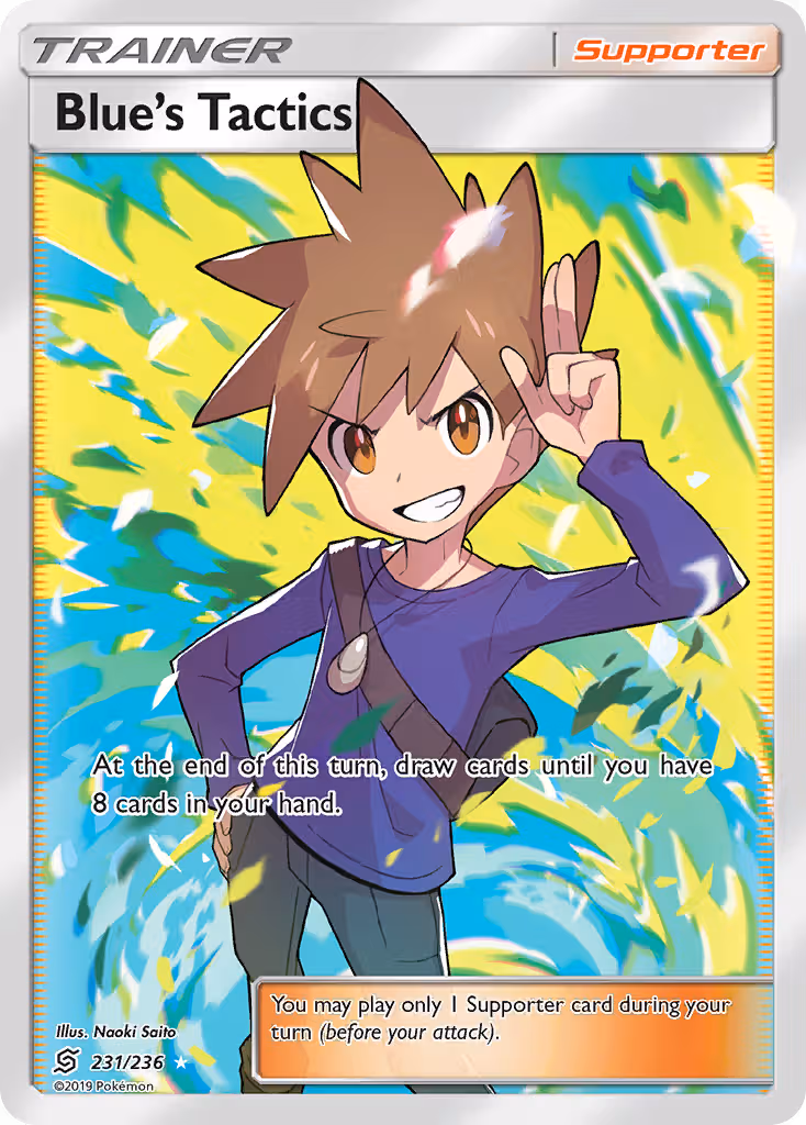 Blue’s Tactics 231/236 Pokemon card