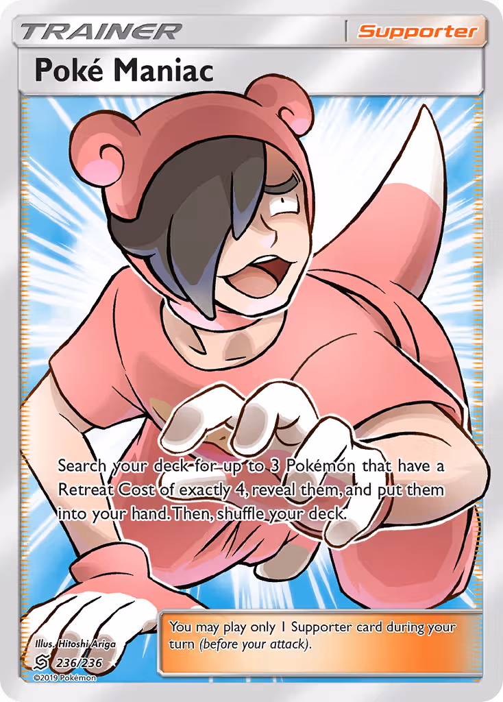 Poké Maniac 236/236 Pokemon card