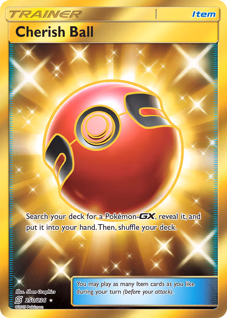 Cherish Ball 250/236 Pokemon card