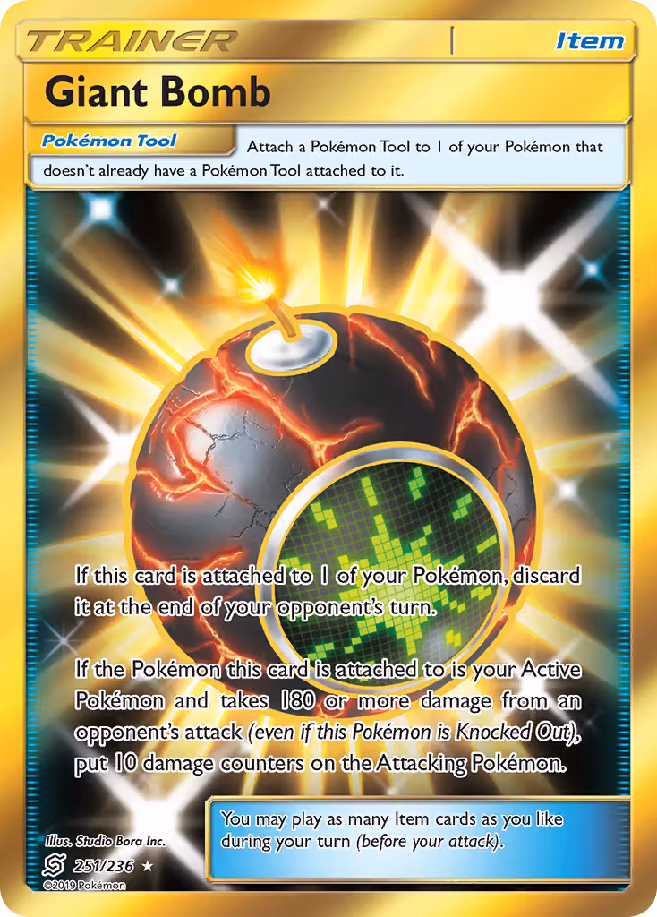 Giant Bomb 251/236 Pokemon card